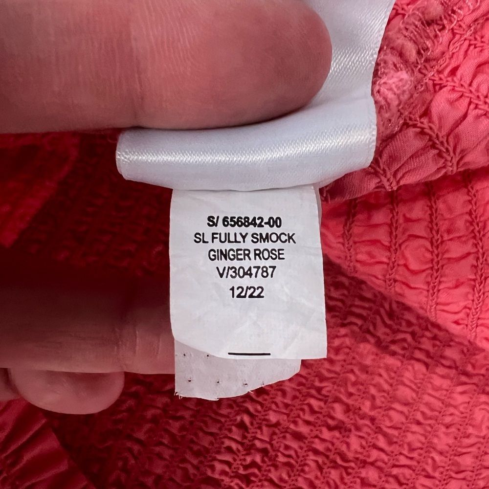 Old Navy Fully Smocked Tank Ginger Rose Pink Womens XL - Picture 4 of 7